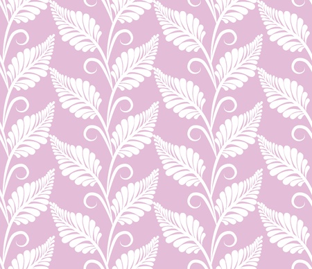 Art leaves pattern. Seamless flower background pattern. Fabric texture. Floral vintage design. Pretty cute wallpaper. Romantic filigree tile.のイラスト素材