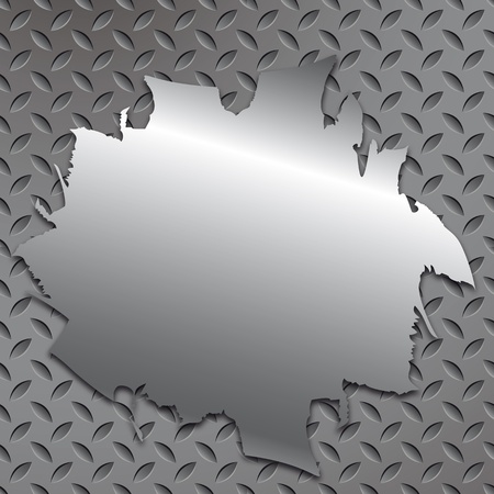 blank metal texture seamless. Metallic pattern. Text, illustration.のイラスト素材