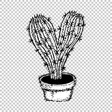 Cactus Heart, Free Hugs vectorのイラスト素材
