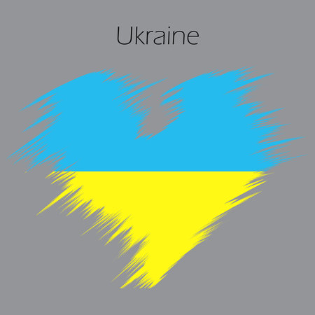 ukraine crisis war in ukraine flag colors vector pray for peace national flag. People man and woman hands pray for world support against terror attackのイラスト素材