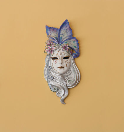 beautiful oriental mask for carnival photoの写真素材