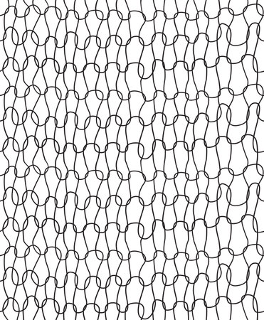 Vector seamless abstract stockinette pattern. Knitting purl loops handmadeのイラスト素材