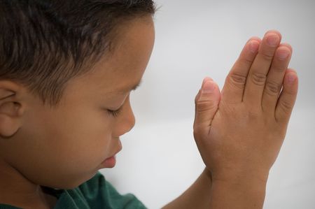 Praying Boyの写真素材
