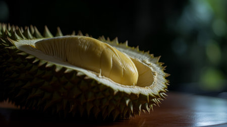 Durian is a tropical fruit in Thailand. Durian is a king of fruit.の素材