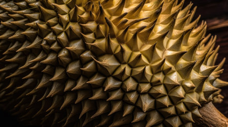 Close up of Durian, King of Fruits, Thailand.の素材