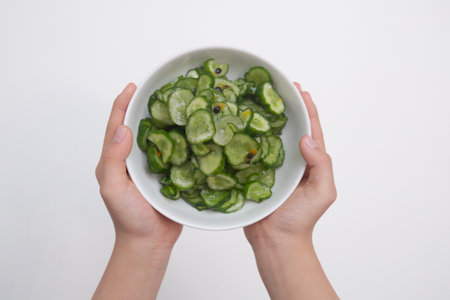 Crispy appetizing summer essential small dishesの写真素材