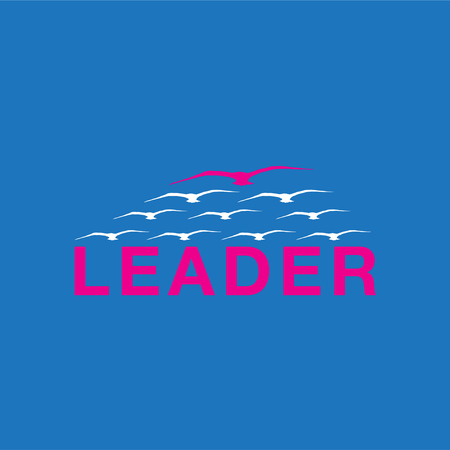 Vector of leader, leadership and business concept.のイラスト素材