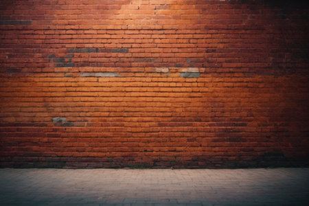 Old brick wall background. Red brick wall texture background. Old brick wall background.の素材
