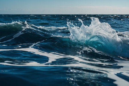 Waves on the Black Sea in Sevastopol, Crimea.の素材