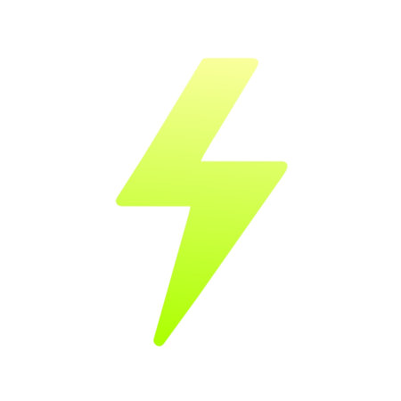 Lightning icon. Vector illustration. Flat design style eps 10の素材