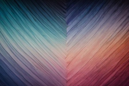 Abstract background with blue and pink stripes. Copy space. Toned.の素材