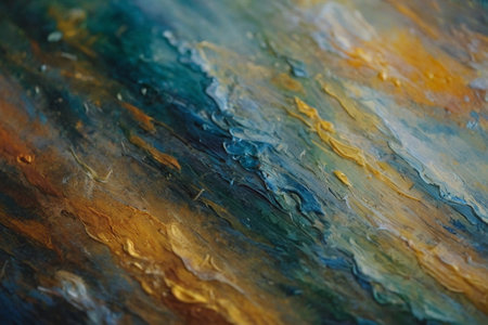 Macro shot of abstract oil paint texture. Abstract oil paint backgroundの素材