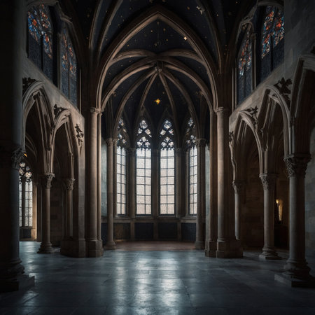 Interior of the Cathedral of St. Vitus, Prague, Czech Republicの素材