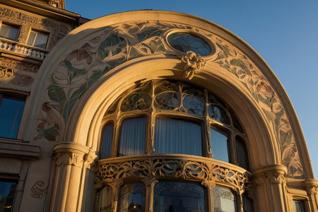 Architecture of Bordeaux, Aquitaine, Franceの素材