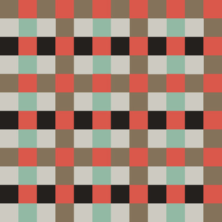 Seamless checkered pattern. Vector illustration. Eps 10の写真素材