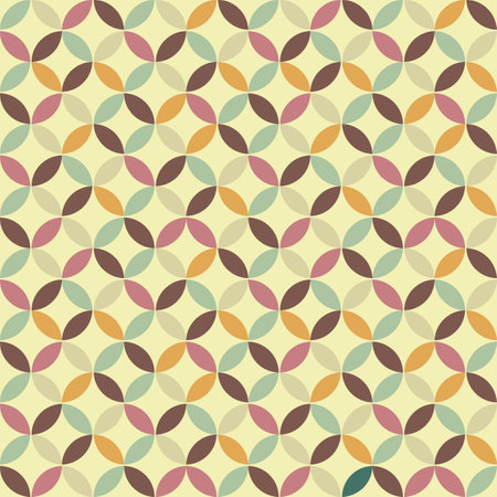 Seamless pattern with circles. Vector background. Can be used for wallpaper, pattern fills, web page background,surface textures.の写真素材