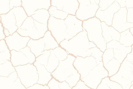 Cracked earth texture. Cracked soil background. Vector illustration.のイラスト素材