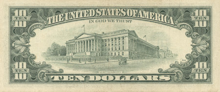 US banknote of the United States of America - New York.