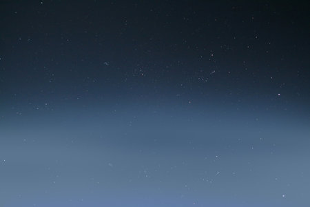 Night sky with stars and space for your text. Starry backgroundの写真素材