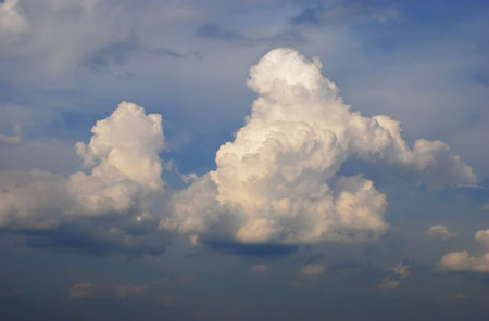 Cloudscape has been developing in gorgeous form. The vast blue sky and clouds sky background.