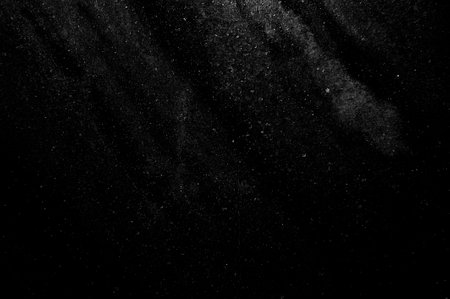 abstract splashes of water on a black background. abstract water spray. abstract rain. design elements. abstract texture.の写真素材