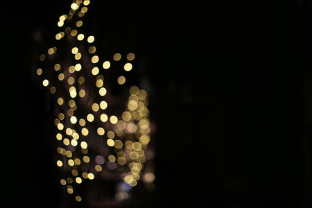 Abstract Bokeh background, defocused lights bokeh background