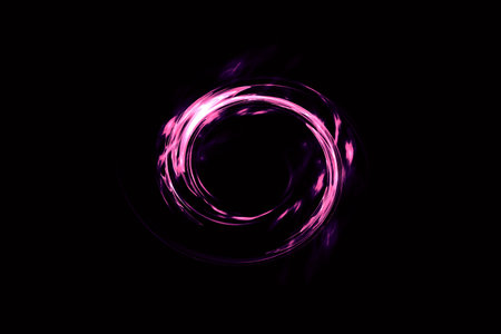 Abstract background. luminous swirling. Elegant glowing circle. Sparking particle. Space tunnel....