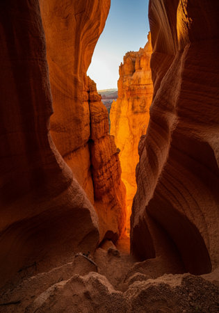 The Antelope Canyon is a slot canyon in the Navajo Reservation near Page, Arizona.