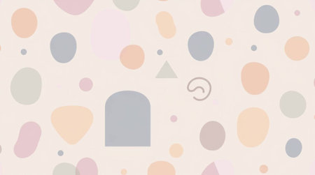 Cute pastel background. Seamless pattern. Vector.の写真素材