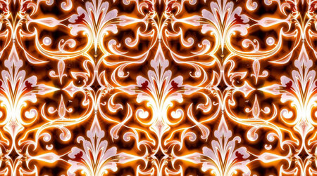 Kaleidoscope of color with beautiful ornamental - Thorough background summary - seamlessの写真素材