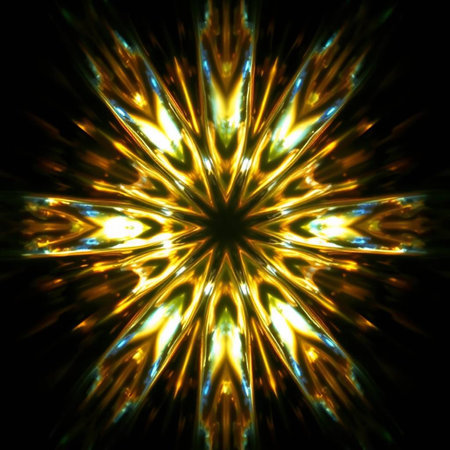 abstract fractal background a computer-generated 2D illustration, textureの写真素材