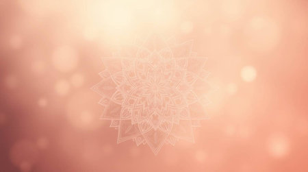 Abstract fractal illustration for creative design looks like crocheted snowflakeの写真素材