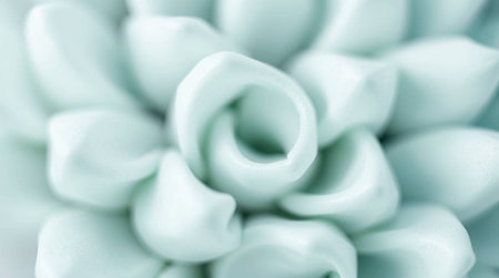 close up of white succulent petals, soft focus