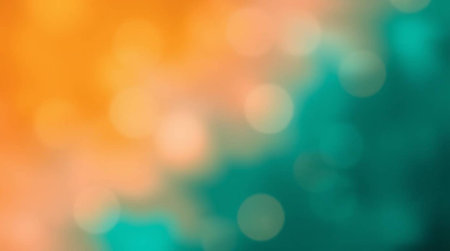 abstract colorful bokeh background, defocused lights background.の写真素材