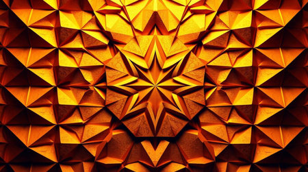 Abstract background of 3d geometric shapes. 3d render illustration.