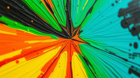 Multicolored abstract background, close-up, selective focus.