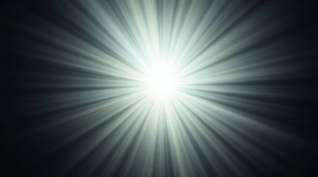 star with lens flare and bokeh effect illustration background new quality universal colorful joyful stock imageの写真素材