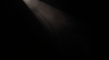 Real Lens Flare Shot in Studio over Black Background. Easy to add as Overlay or Screen Filter over...