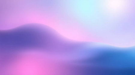 abstract background with smooth lines in purple, blue and pink colorsの写真素材