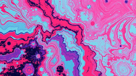 Marble abstract acrylic background. Marbling artwork texture. Agate ripple pattern.の写真素材