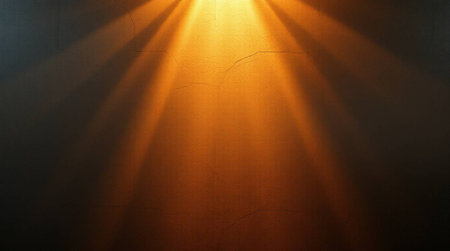 The rays of light on the wall. Abstract background for design.