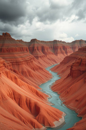 Hiking in Glen Canyon State Park in Utah, United States of Americaの写真素材