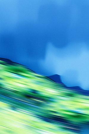 abstract background with some blurred spots and lines in it and blue tonedの写真素材