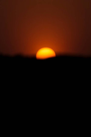 Sunset in the desert of the Sinai Peninsula, Egypt, Africaの写真素材