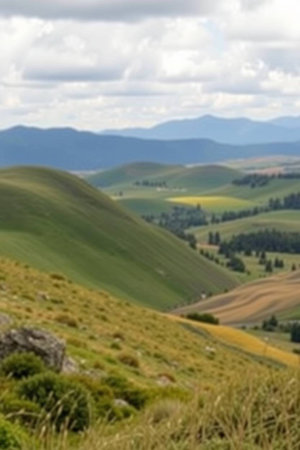 Landscape in Tuscany, Italy. Blurred background.