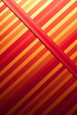 Abstract red and orange striped background. Vector illustration. Eps 10.の写真素材