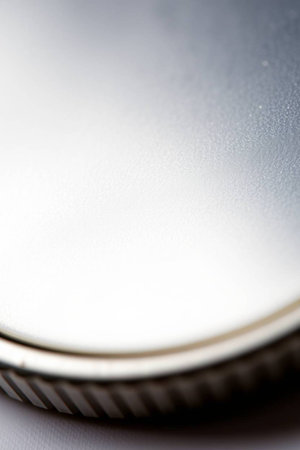 Close up of a compact disc. Shallow depth of field.の写真素材