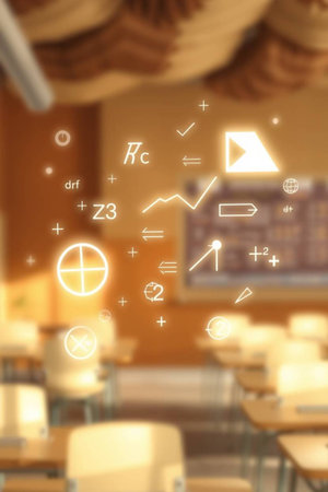 Conceptual image with graphs and charts on a blurred backgroundの写真素材