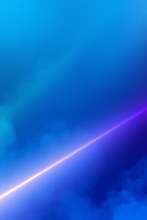 Abstract background with blue and pink rays of light on a dark blue background