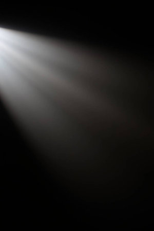abstract of sunbeam on black background for graphic design and decorationの写真素材